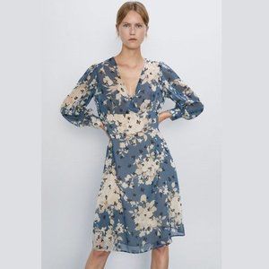 ZARA Floral Print Dress